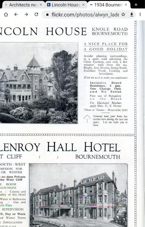 Lincoln House Hotel Борнмът Екстериор снимка